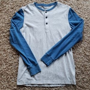 American Eagle Men's Long Sleeve Henley